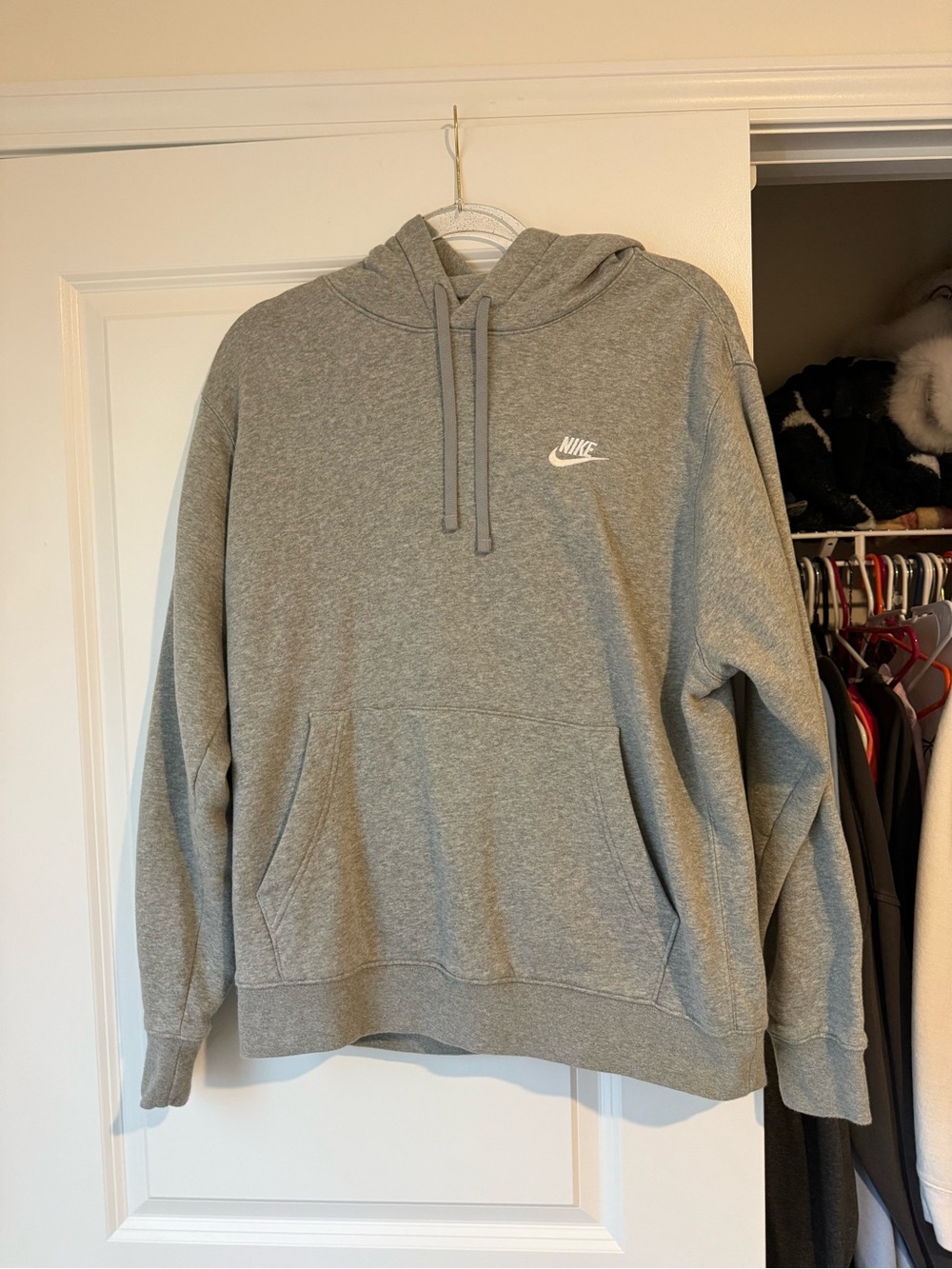 Nike Heather Gray hoodie